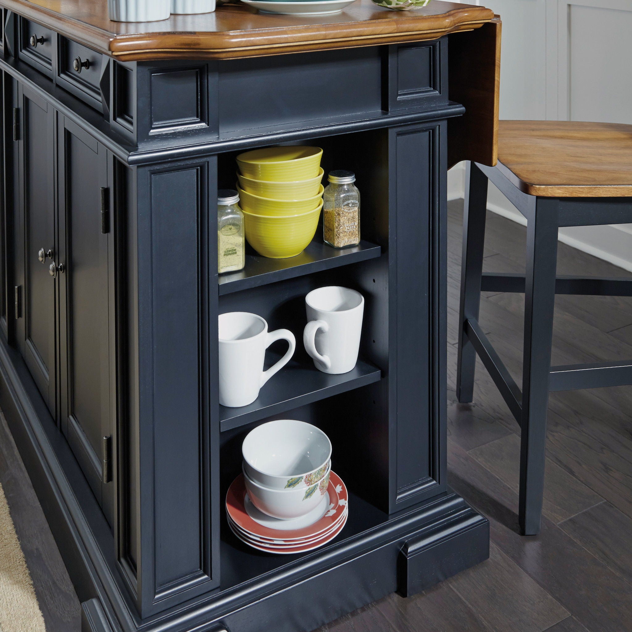 Americana - Kitchen Island Set - Atlantic Fine Furniture Melbourne FL