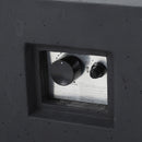 Modern 50,000 Btu Square Fire Table With Propane Tank