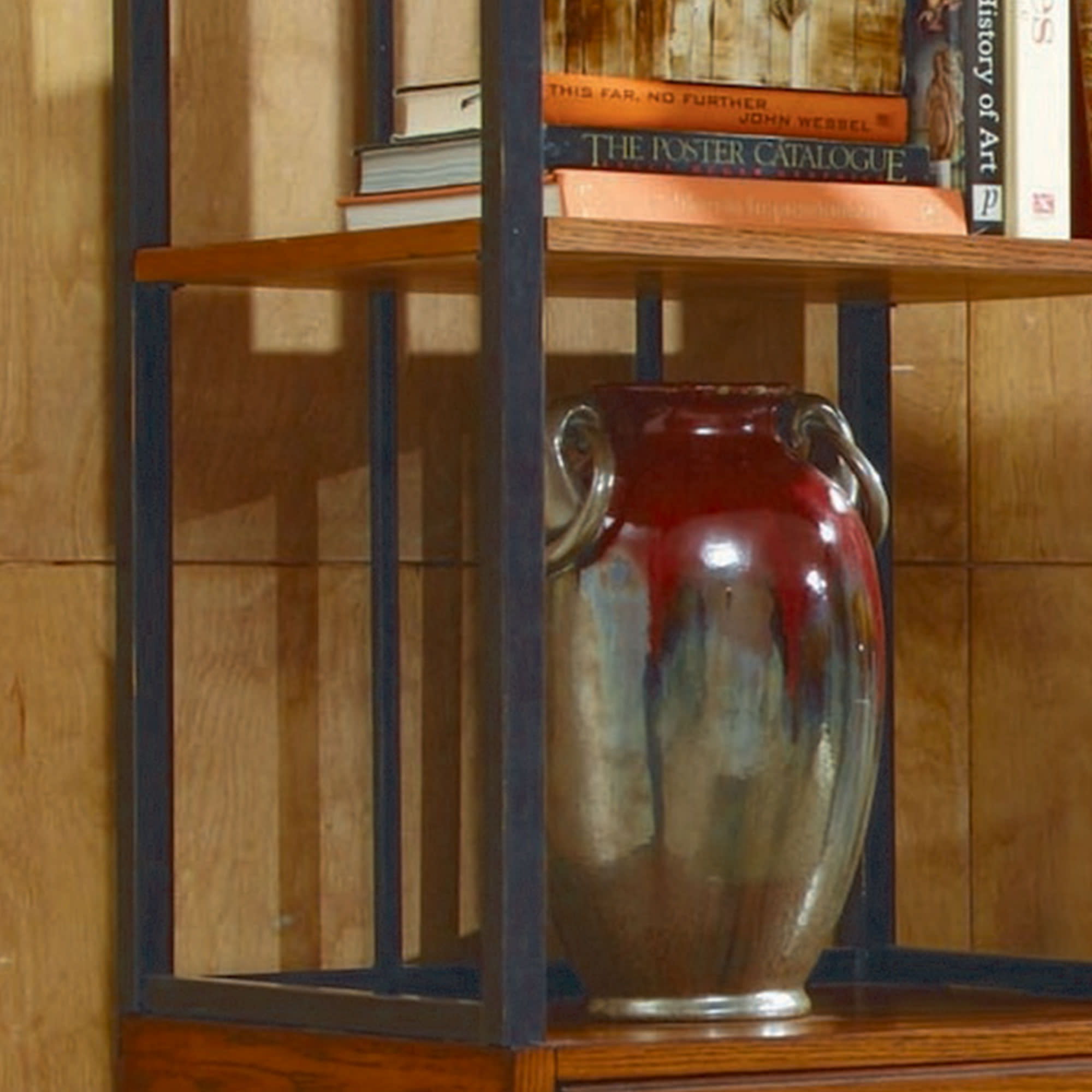 Modern - Craftsman Media Tower - Light Brown