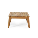 Hueber - Outdoor And Rope 4 Seater Chat Set With Cushions - Teak