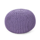Belle - Modern Knitted Cotton Round Pouf