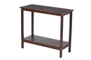 Workstation For Garden Balcony Garage, Acacia Console Potting Table