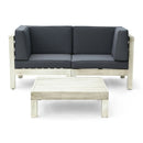 Oana - 3 Piece Love Seat Set With Coffee Table