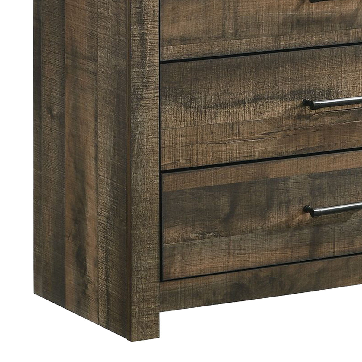 Bailey Panel Bedroom Set With Bluetooth in Dark Brown by Elements International, view 14