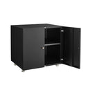 Office Furniture Copier Cabinet 2 Door Steel Copier Stand Mobile Pedestal File Printer Stand