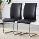Luxury Simple Arch High Resilience Dining Chair With Arched Leg