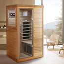 Hemlock Mini 1 Person Far Infrared Door Indoor Sauna Room