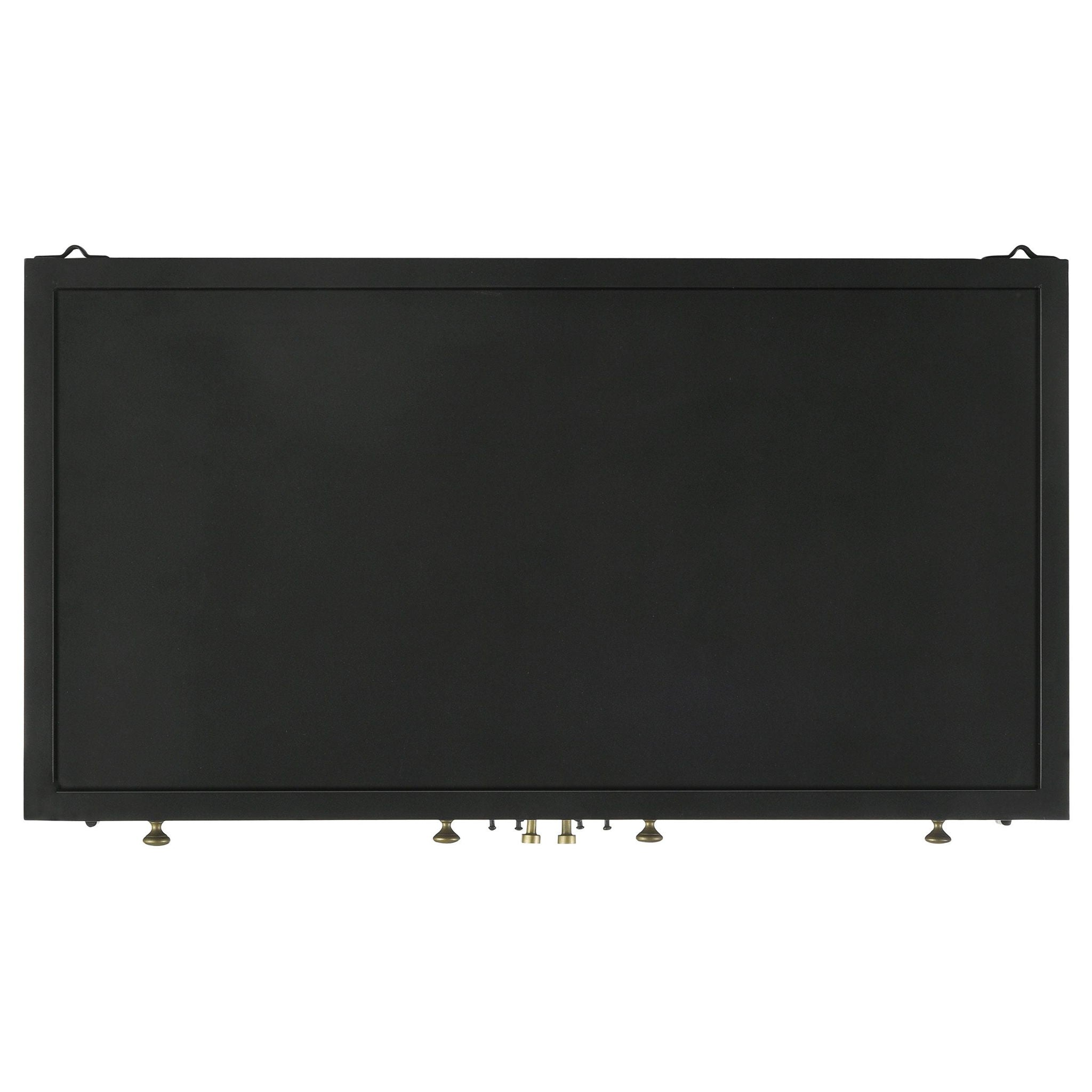 Sadler 2-drawer Metal Accent Storage Cabinet Matte Black