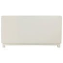 Voula - 4 Door Wood Accent Storage Cabinet - White And Gold