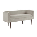 Farrah - Accent Bench With Low Back & Sides - Cream