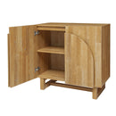 2 Door Cabinet, Suitable For Bedroom - Natural
