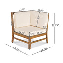 Perla - 5 Pieces Sofa Set