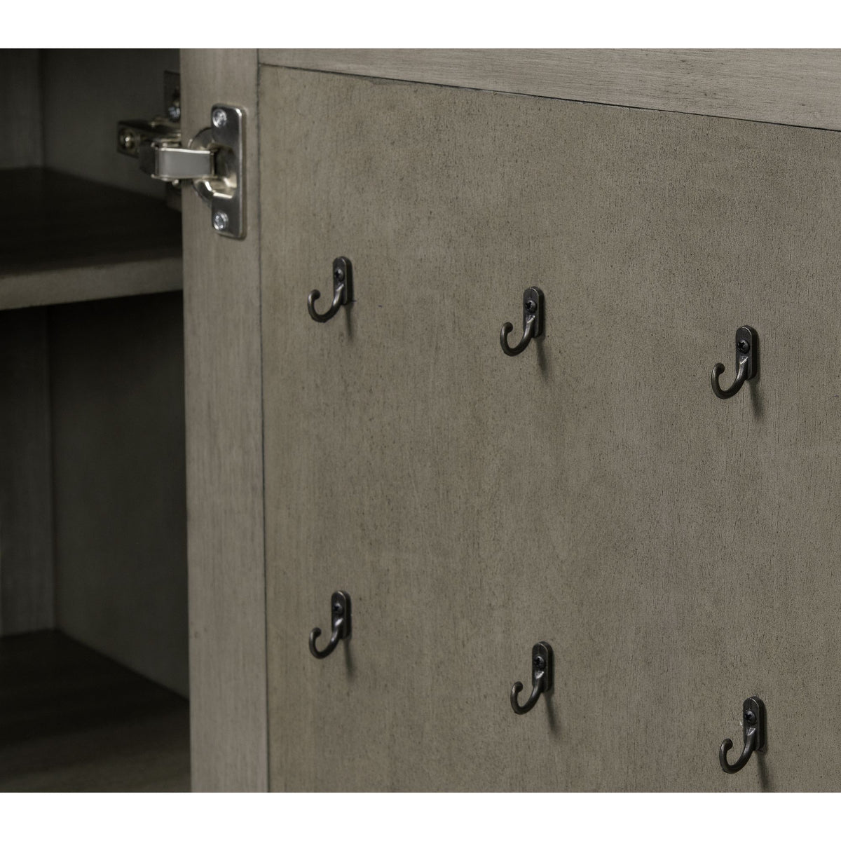 Kings Court 1 Door And 7-Drawer Chest in Black by Elements International, view 15