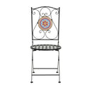 Lambert - Outdoor Chat Set - Black / Red