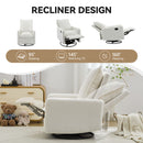 Swivel Rocker Glider Recliner, Rocking Chair Nursery For Living Room