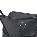 Larkin - Metal Dining Arm Chair (Set of 2) - Distressed Black / Silver