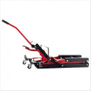 Heavy Duty 1500Lbs Hydraulic Motorcycle Lift Jack With Wheels And Handle - Red / Black