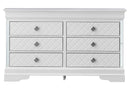 Verona - Stylish Dresser - Silver Champagne