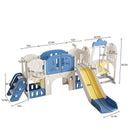 Toddler Slide Kids Playground With Basketball Hoop And Swing