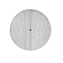 Outdoor Wooden Dinning Set With An Umbrella Hole And Removable Cushions For Patio