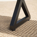 Rolando - Outdoor Aluminum Dining Table With Steel Frame