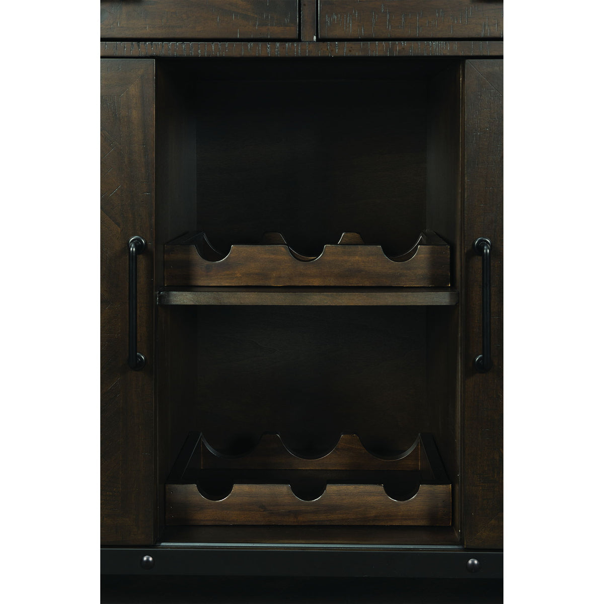 Colorado Server in Dark Brown by Elements International, view 10