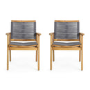 Outdoor Dining Chair (Set of 2) - Dark Gray