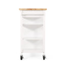 Contemporary Design Kitchen Cart With Wheels