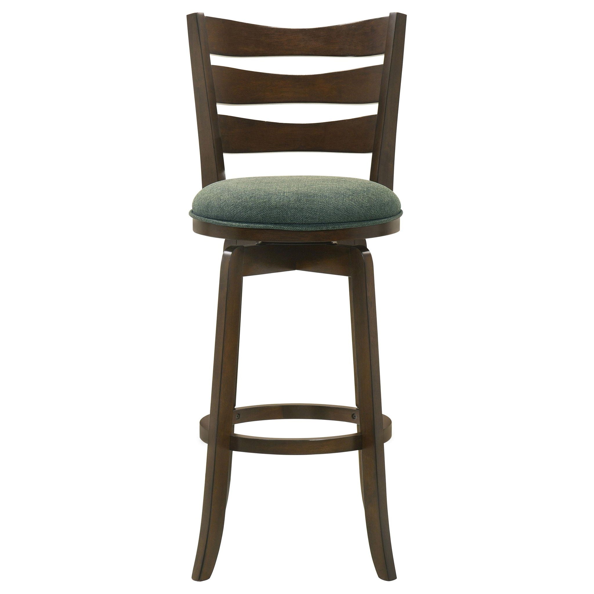 Murphy Wood Pub Height Swivel Bar Chair Hunter Green - Atlantic Fine Furniture Melbourne FL