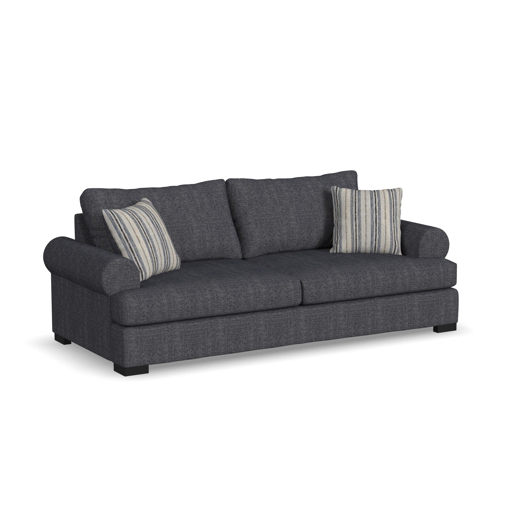 Florence - Fabric Stationary Extra Large Two-Cushion Sofa