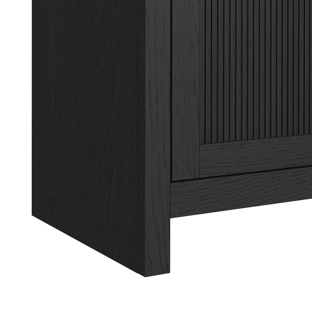 Ridgemont Complete Fireplace Cabinet in Black by Elements International, view 14