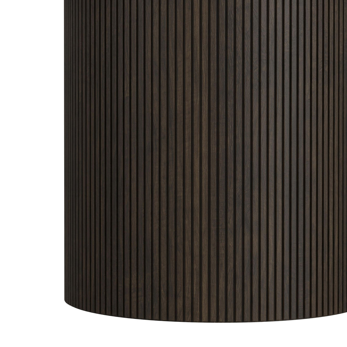 Sylvie Round Dining Table With Faux Marble Top in Black by Elements International, view 14