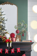 Luster Tear Drop Ornament, Glass Decorative Hanging Christmas Tree Ornaments For Holiday Party Decorations (Set of 12)