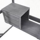 Outdoor Cat House, Diy Cat Enclosure Catio With Double Enter Doors