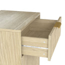 Tilt Out Trash Can Cabinet With Wave Textured Drawer & Pull Out Bin