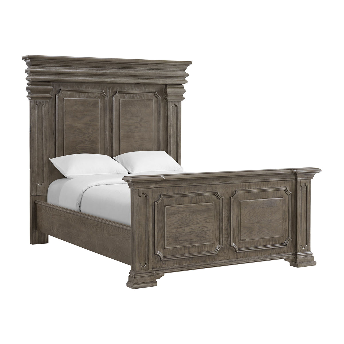 Kings Court Bed in Black by Elements International, view 4