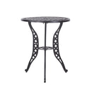 Bono Metal Bistro Set - Black