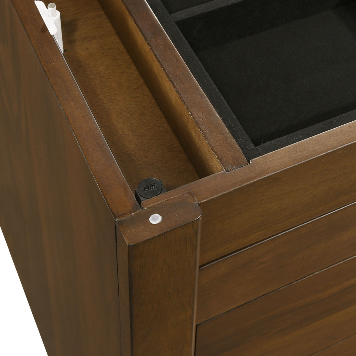Malibu Dressing Table in Walnut by Elements International, view 12