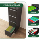 Drawer Metal Locking Vertical File Cabinet With Wheels Heavy Duty Lockable Storage