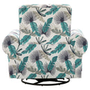 Manual Swivel Recliner Rocker Chair With Adjustable Backrest