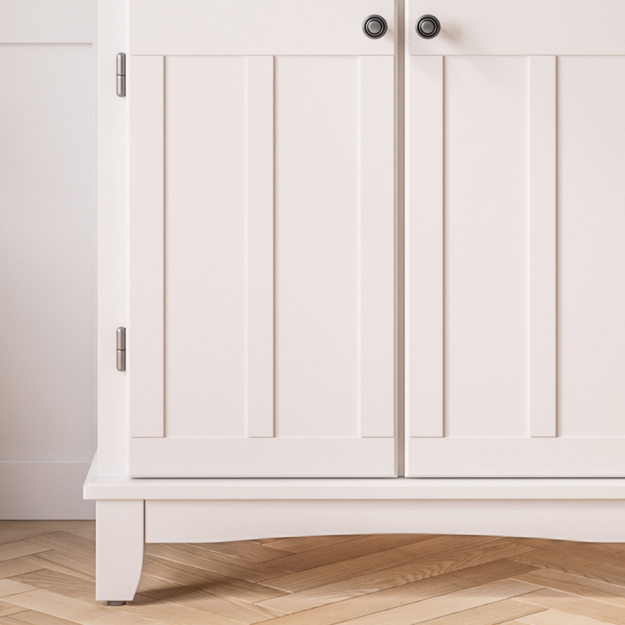 Buffet Of Buffets - Wood Frame Buffet - White