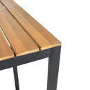 Ernesto - Outdoor Industrial Acacia Wood Bar Table