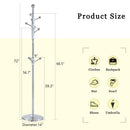 Modern Stainless Steel Spray Painted Hanger With Solid Wood Reinforcement