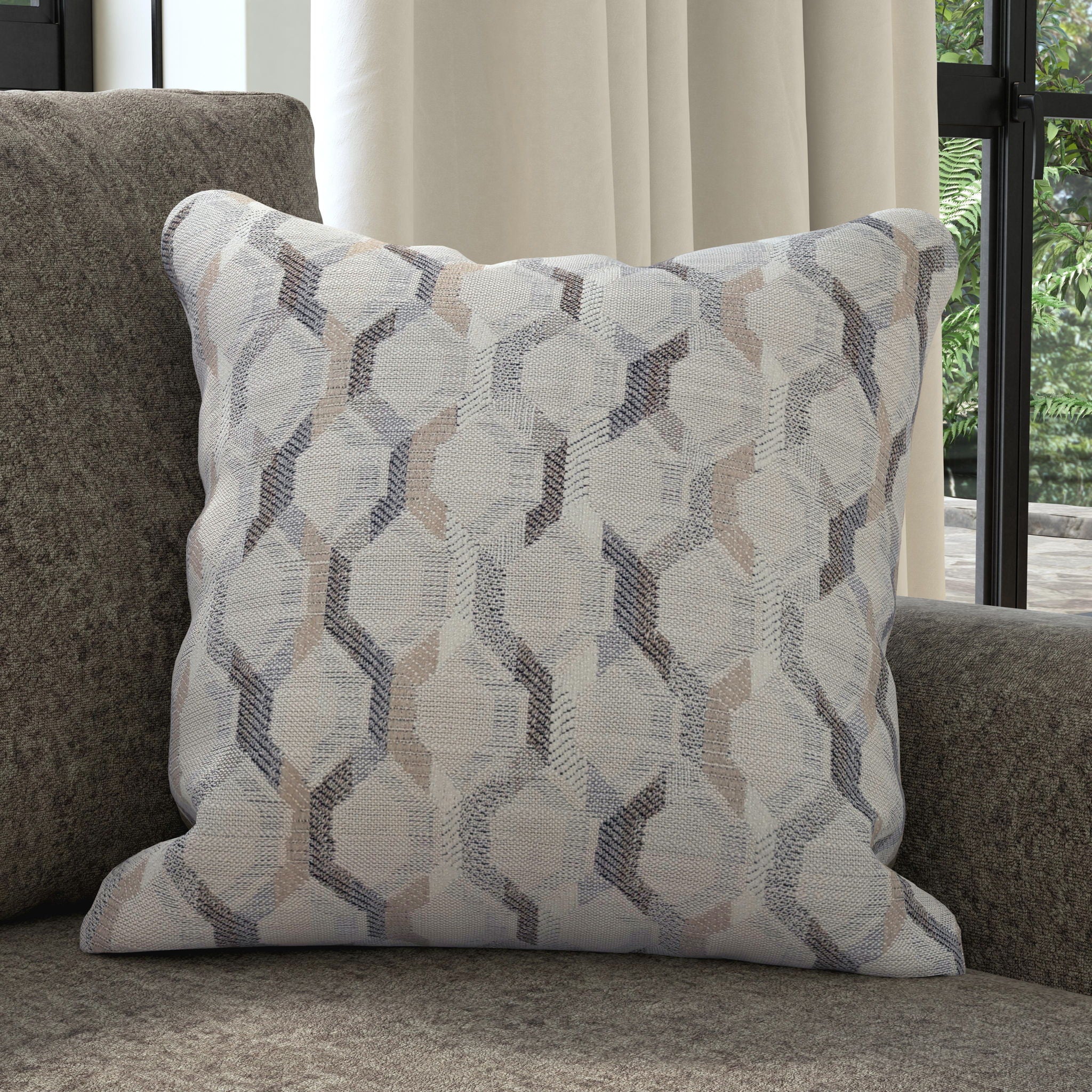 Willow - Fabric Stationary Extra Large Two-Cushion Sofa