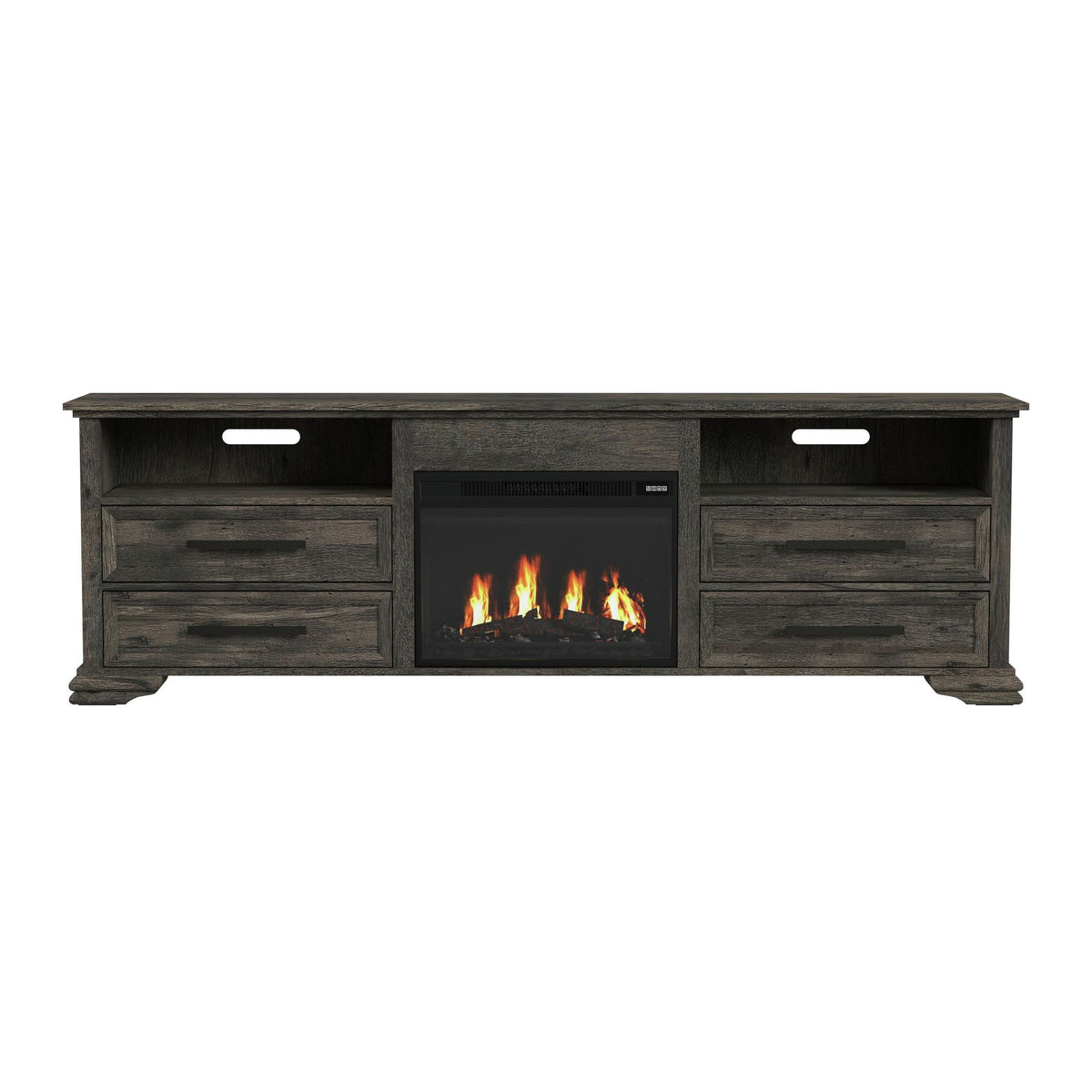 Park Ridge TV Console in Dark Gray by Elements International, view 18