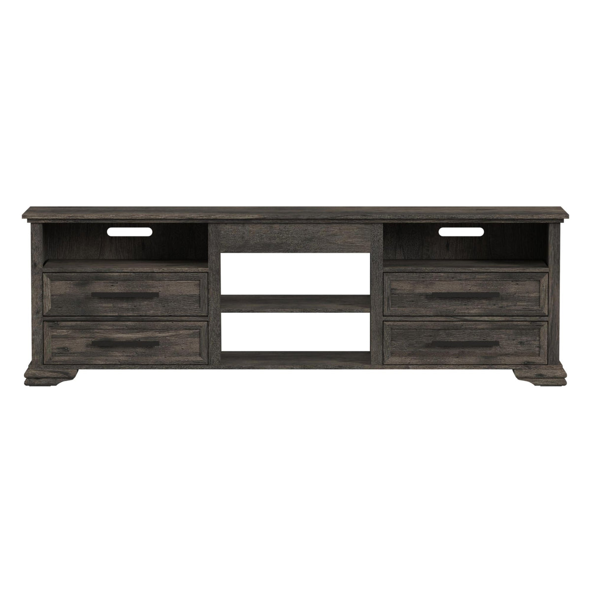 Park Ridge TV Console in Dark Gray by Elements International, view 19