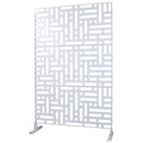 Decorative Freestanding Metal Privacy Screen For Indoor & Outdoor Use