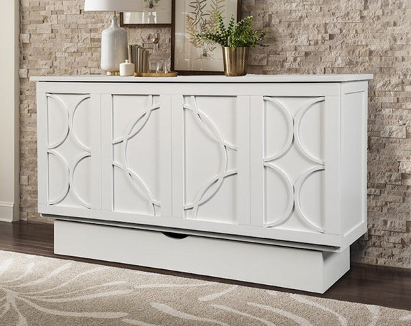 Brussels White Cabinet Bed