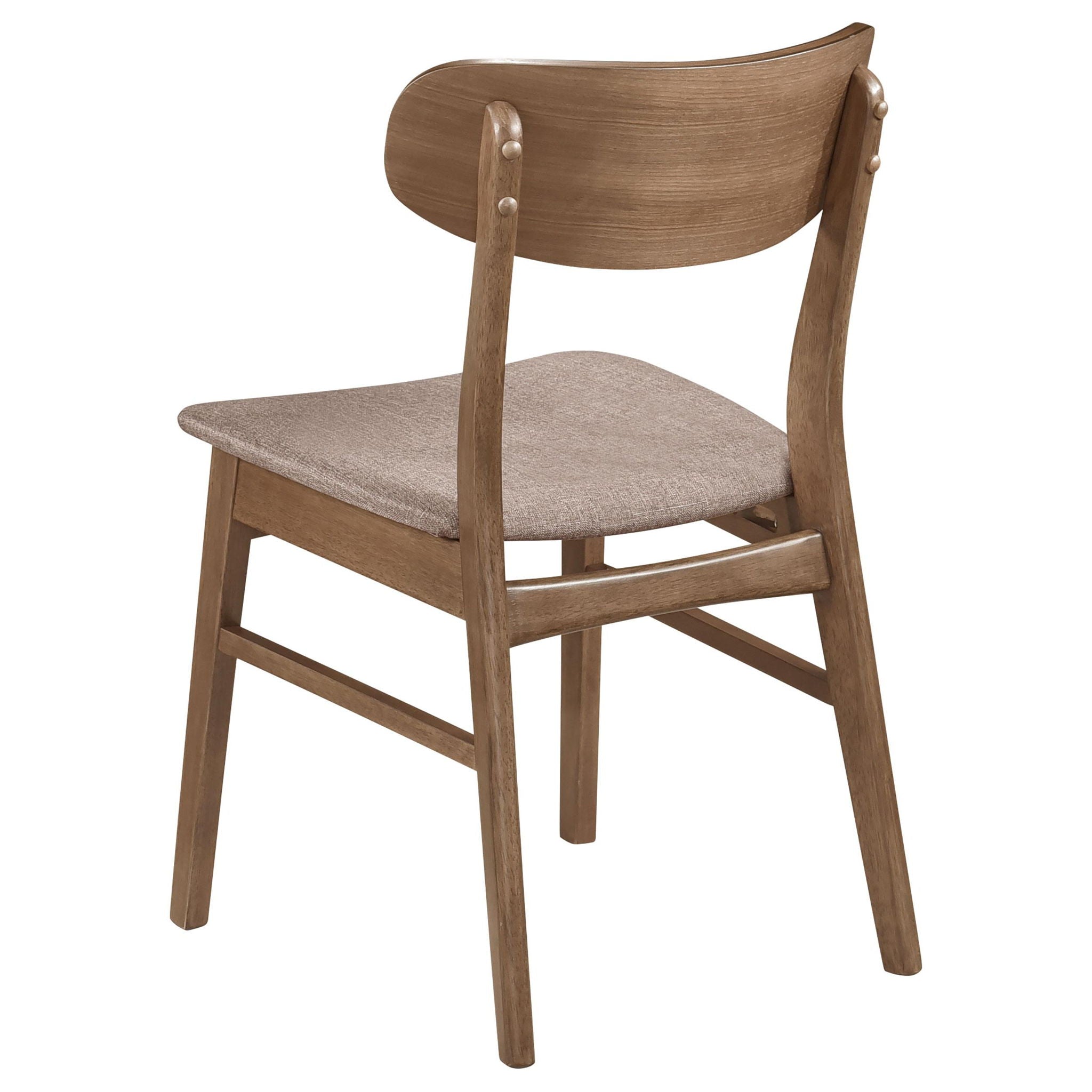 Dortch Dining Side Chair Walnut and Brown (Set of 2) - Atlantic Fine Furniture Melbourne FL