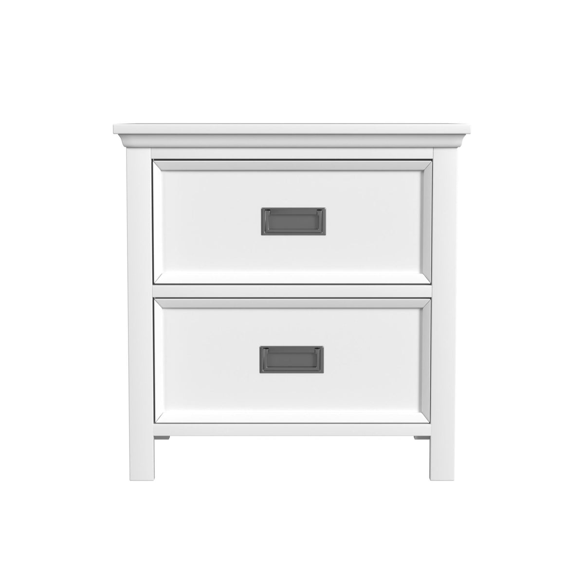 Hampton Kids 2-Drawer Nightstand With Usb in Black by Elements International, view 13